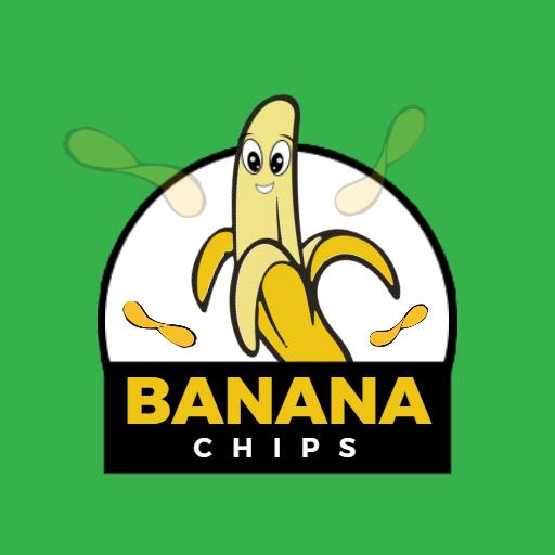 Playful Banana Character Design for Food Products Logo Template