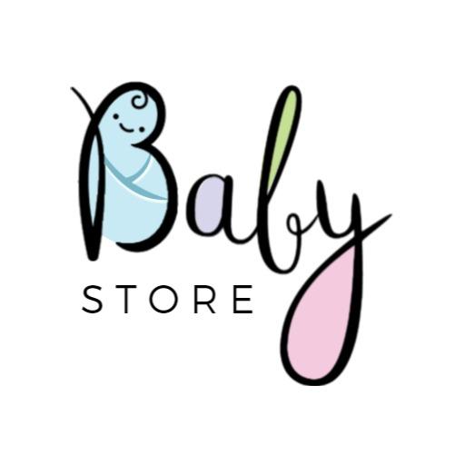 Playful Blue and Pink Design for Welcoming Baby Store Logo Template
