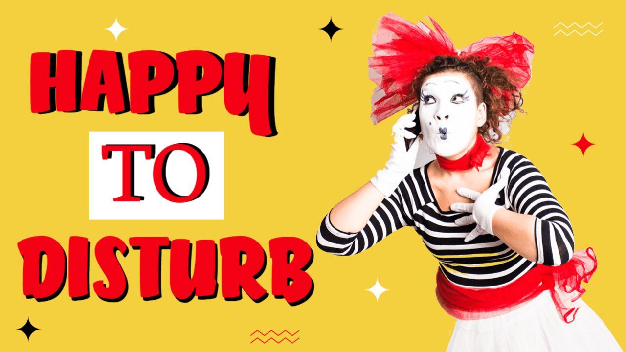 Playful Clown Prank Comedy Funny YouTube Thumbnail Template