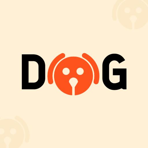 Playful Dog Logo Combining Bright Colors and Fun Design Logo Template