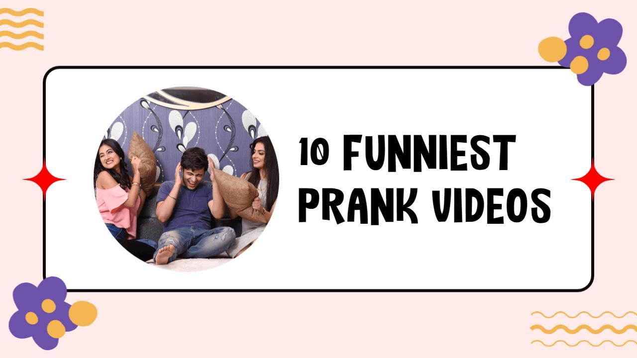 Playful Pillow Fight Prank Video YouTube Thumbnail Template