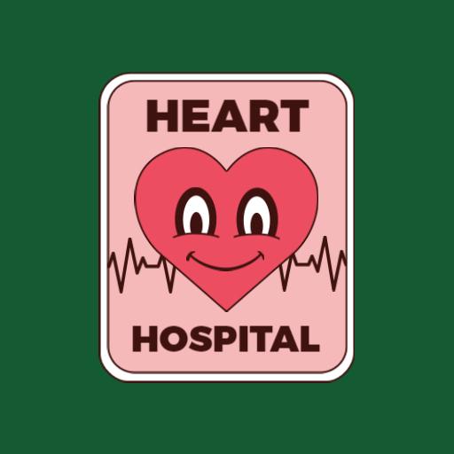 Playful Retro Heart Design for Medical Services Logo Template
