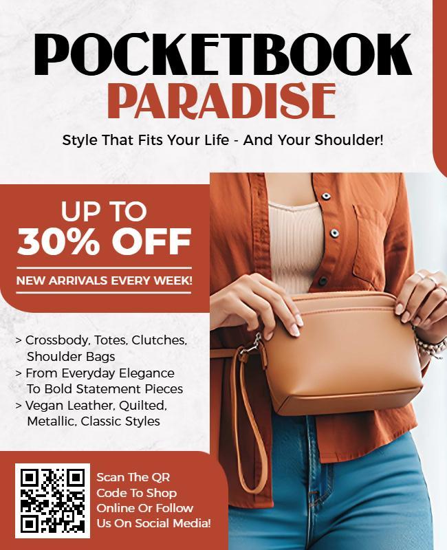 Pocketbooks Discount Promotion Flyer Template