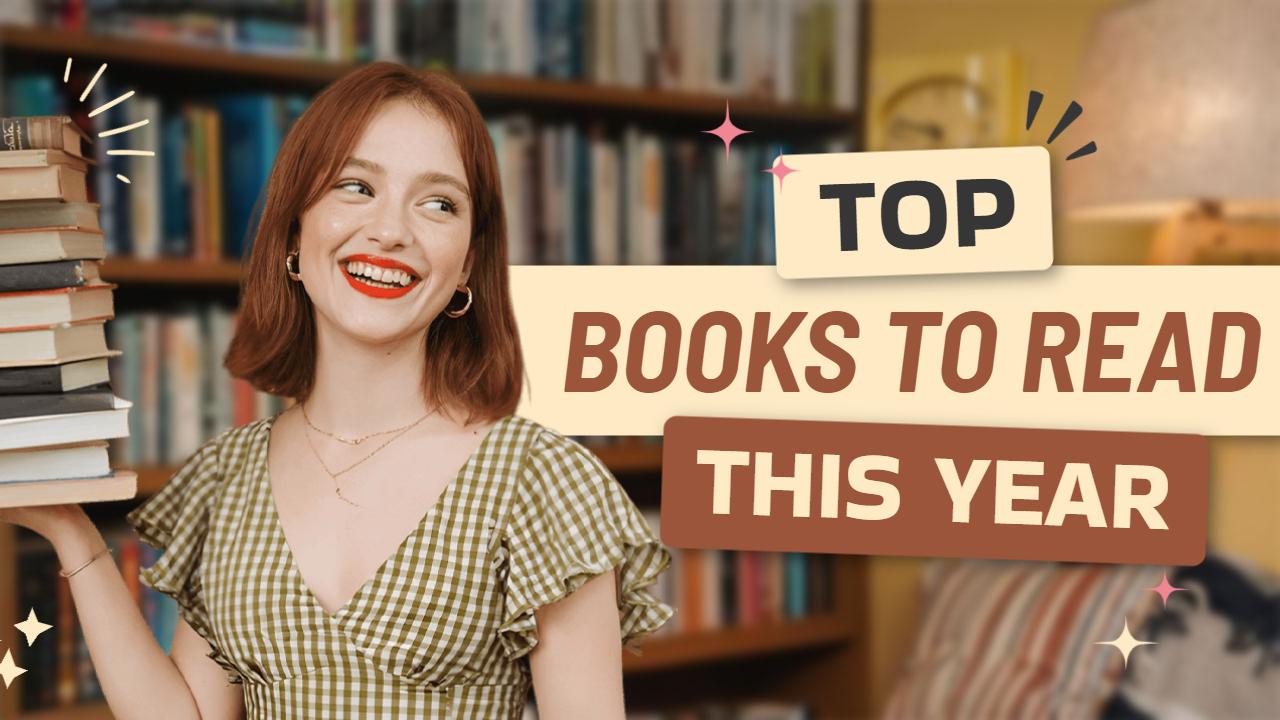 Popular Book Recommendations This Year Trending YouTube Thumbnail Template