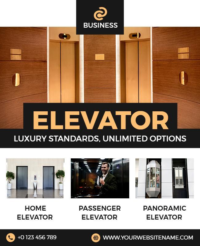 Potters Clay Elevator Flyer Template