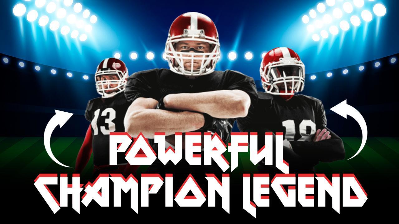 Powerful Champion Football Players YouTube Thumbnail Template