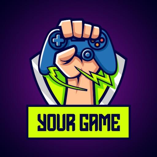 Powerful Gaming Controller Design for Competitive Players Logo Template