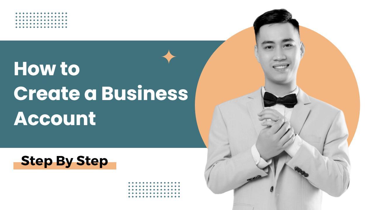 Professional Business Account Setup Guide YouTube Thumbnail Template