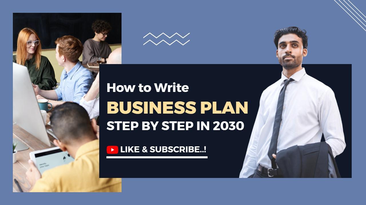 Professional Business Plan Writing Guide YouTube Thumbnail Template