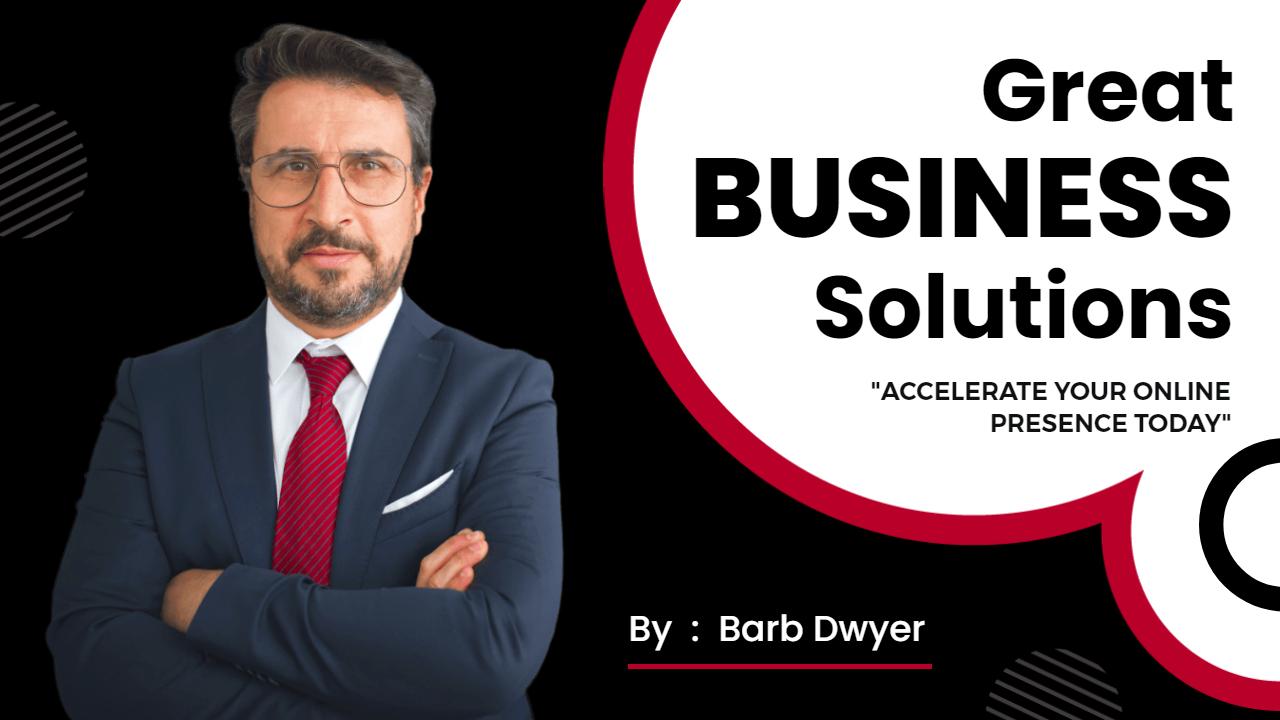 Professional Business Solutions Strategy YouTube Thumbnail Template
