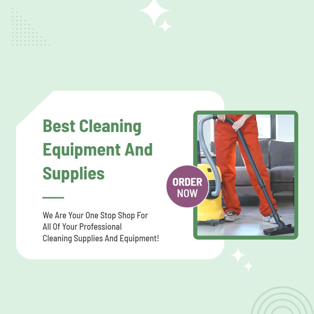 Professional Cleaning Supplies Promotion Instagram Flyer Template