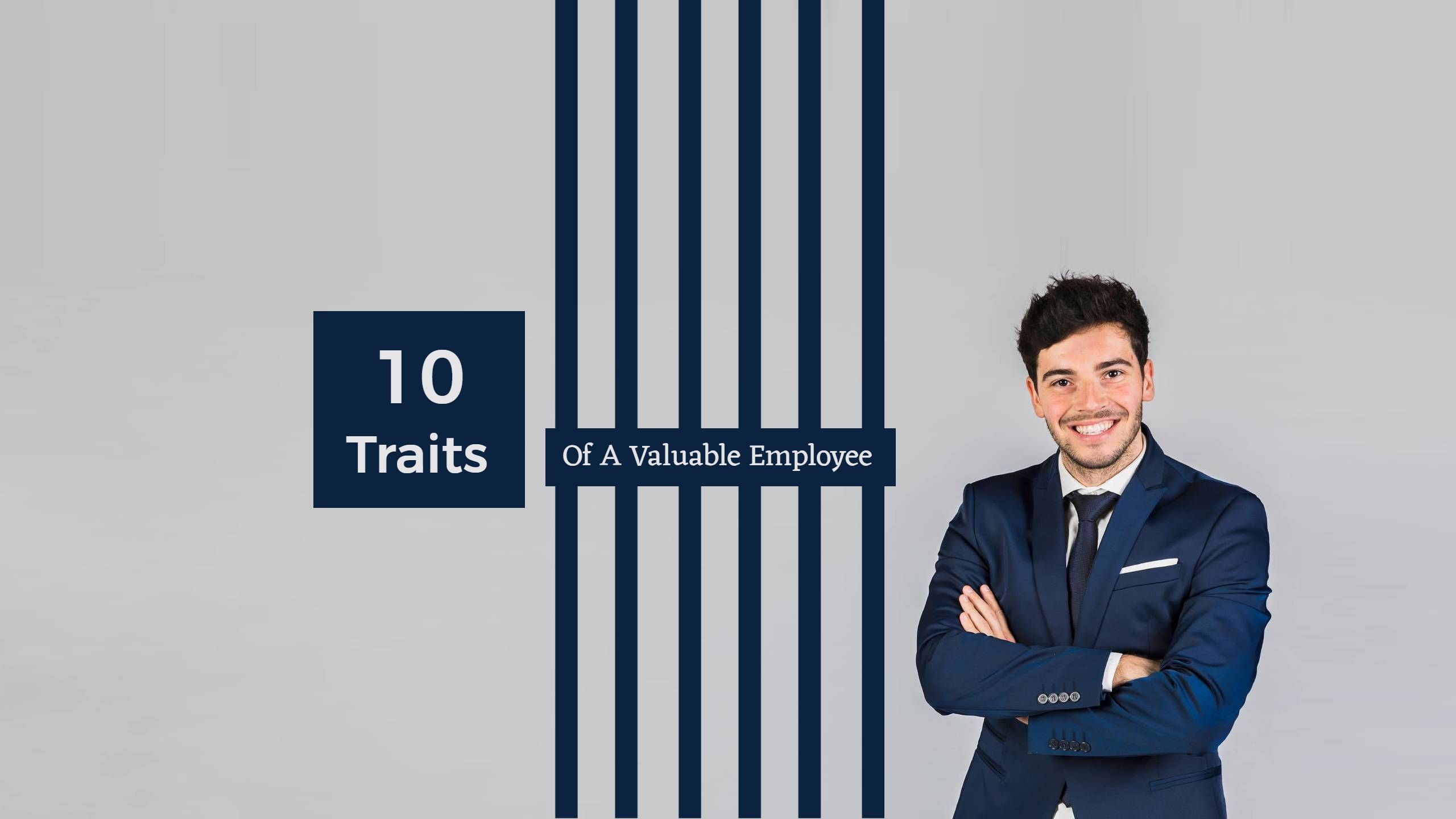 Professional Features List with Navy Stripes YouTube Banner Template