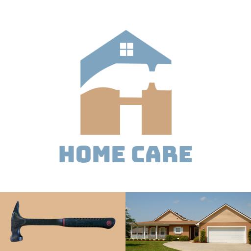 Professional Home Renovation Services for Your Home Care Logo Template