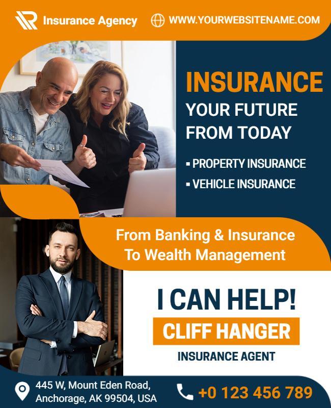 Professional Insurance Services Flyer Template