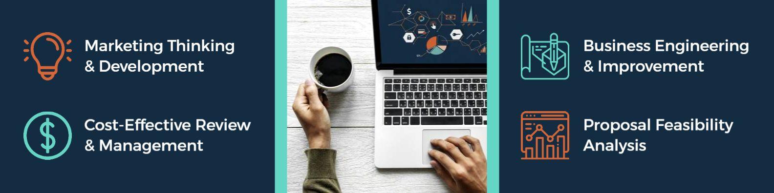 Professional Marketing and Development Strategy LinkedIn Banner Template