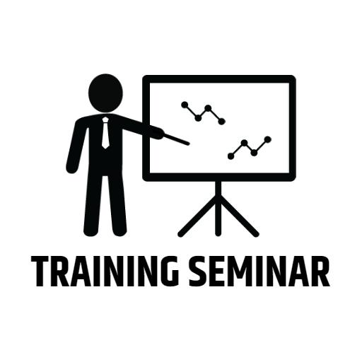 Professional Training Seminar with Engaging Presentation Logo Template