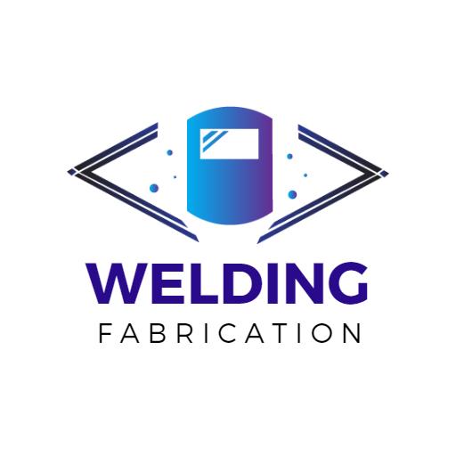 Professional Welding Fabrication Services with Modern Design Logo Template
