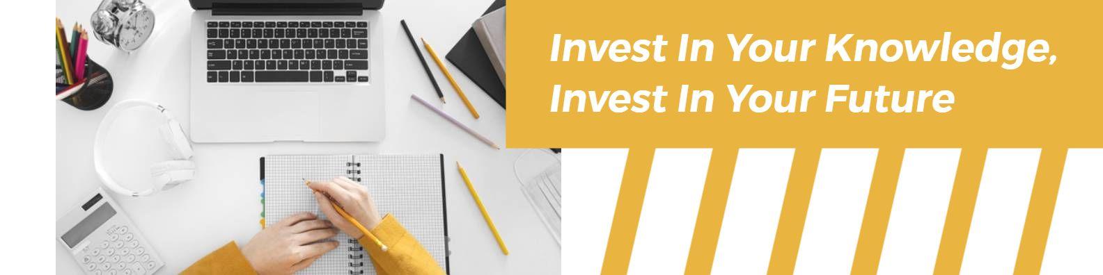 Professional Workspace with Inspirational Quote LinkedIn Banner Template