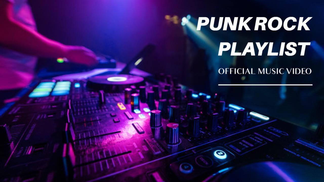 Punk Rock Playlist DJ Set Music YouTube Thumbnail Template