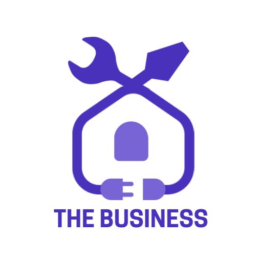 Purple Tools Symbolizing Professional Installation Services Logo Template
