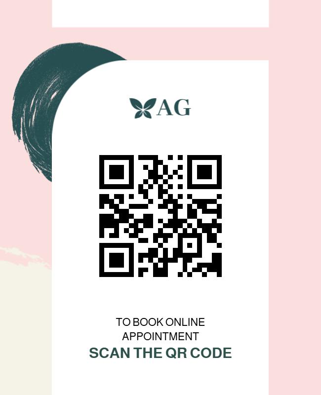 QR Code for Appointment Flyer Template