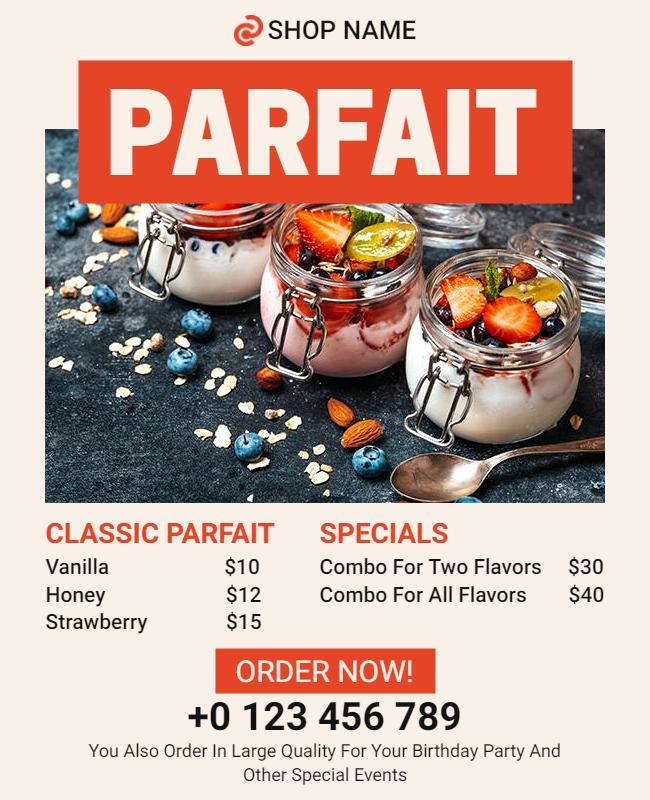 Quarter Spanish White Food Flyer Flyers Template