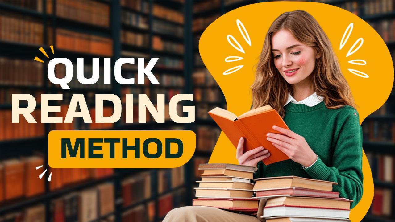 Quick Reading Technique Learning YouTube Thumbnail Template