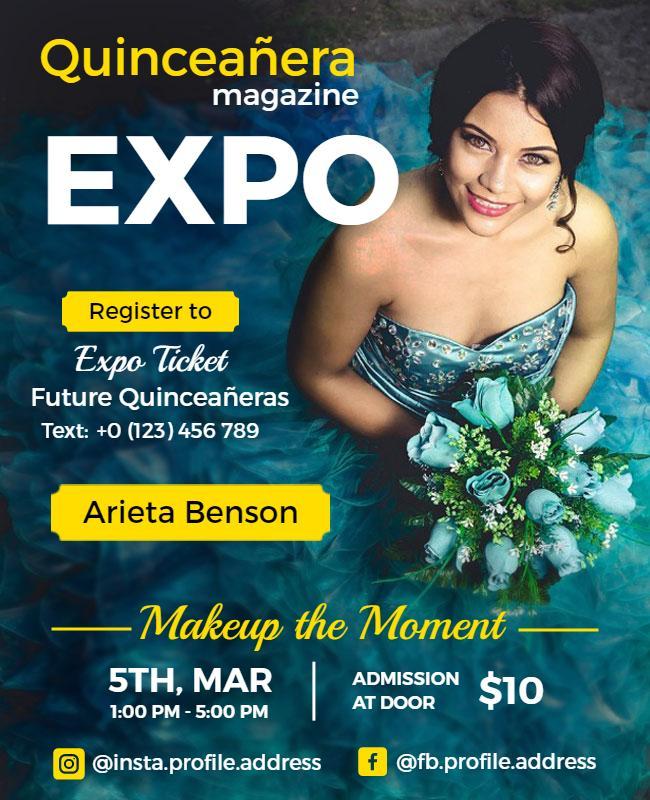 Quinceanera Expo Event Flyer Template