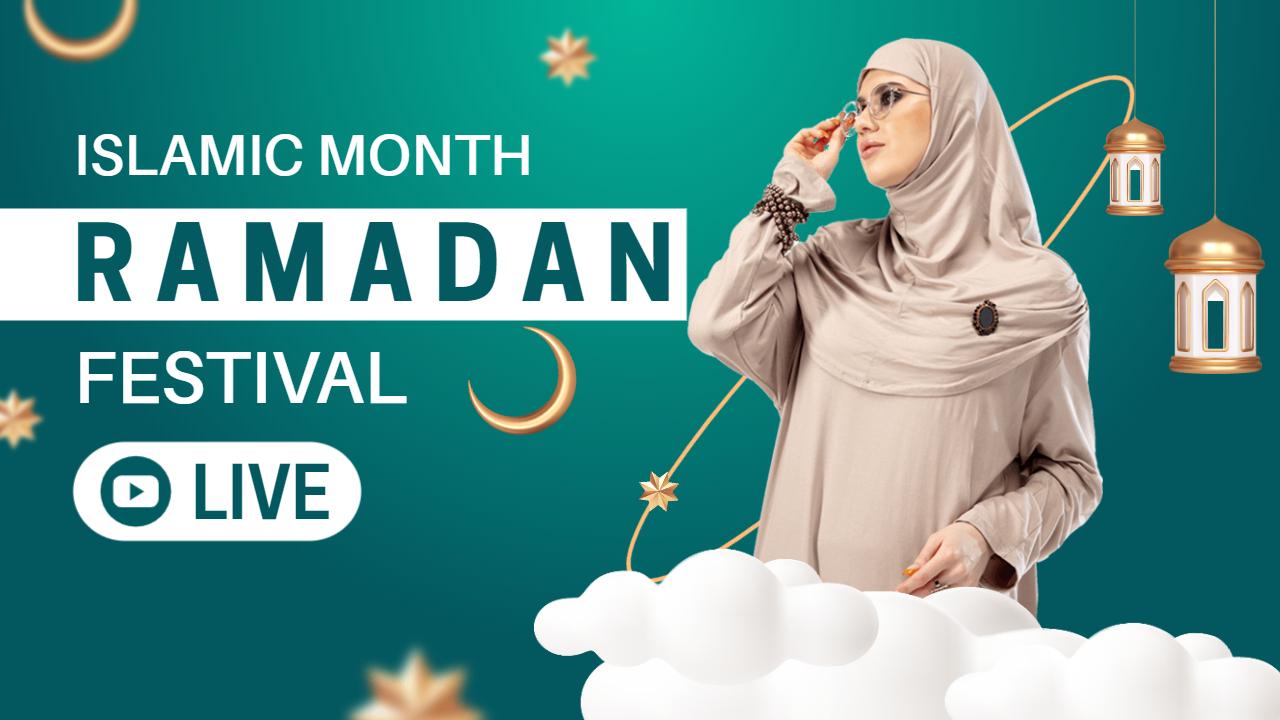 Ramadan Festival Celebration Holiday YouTube Thumbnail Template