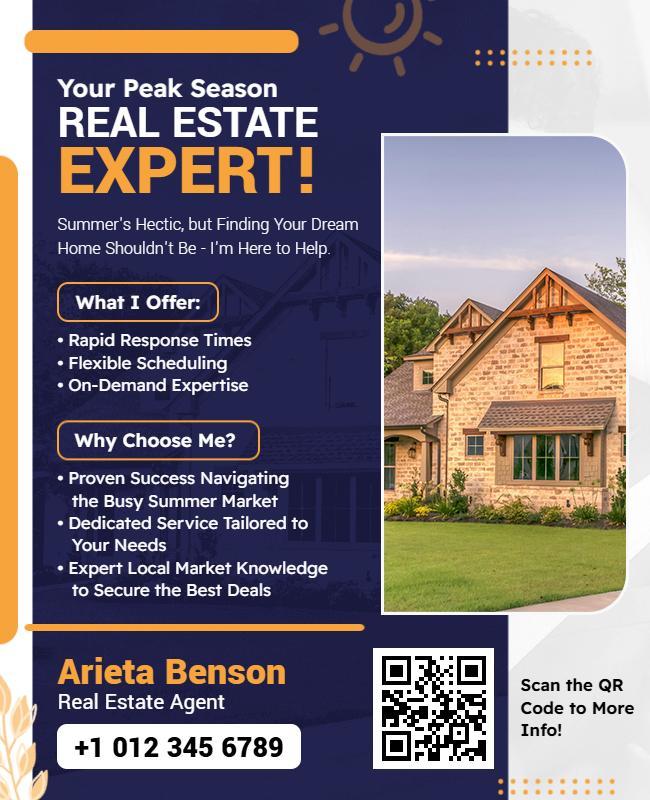 Real Estate Expert Services Promotion Flyer Template