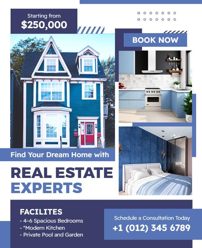Real Estate Home Promotion Flyer Template