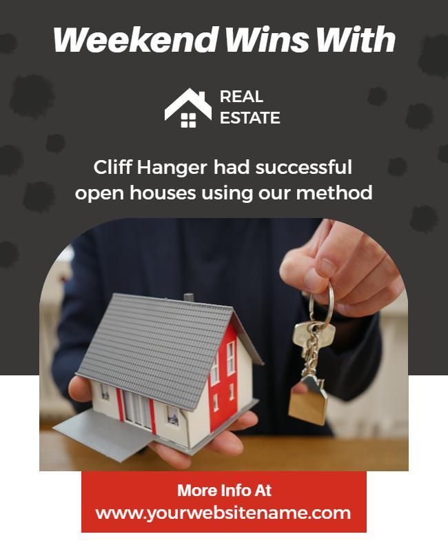 Real Estate Open House Success Flyer Template