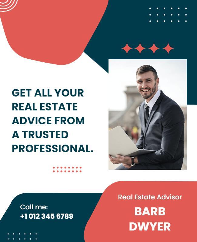 Real Estate Professional Advice Flyer Template