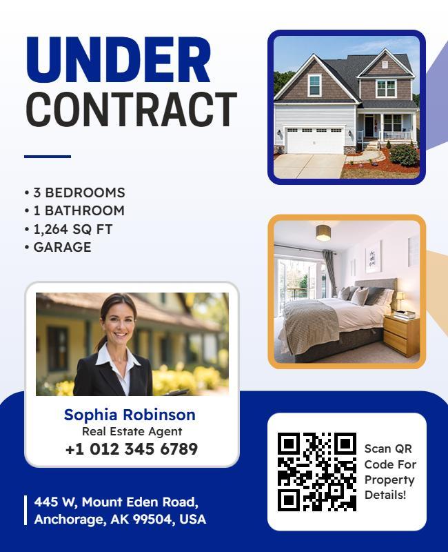 Real Estate Property Under Contract Flyer Template
