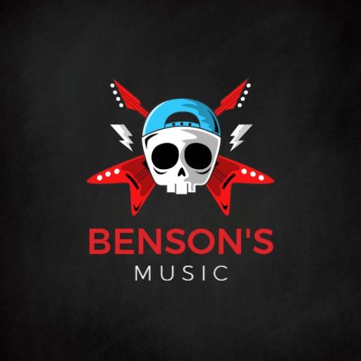 Rebellious Skull Graphic Representing Band Music Logo Template