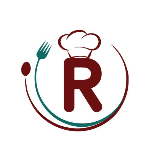 Red Chef Hat Design Featuring Letter R for Culinary Arts Logo Template