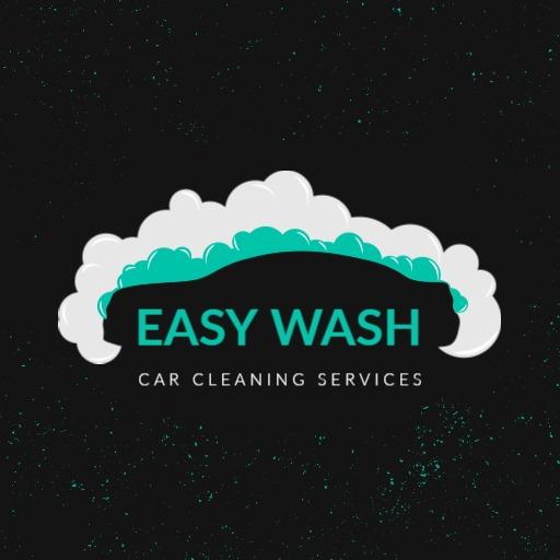Refreshing Cloud Design for Easy Car Wash Services Logo Template