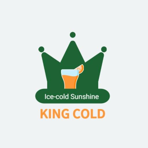Refreshing Green Crown Design for Unique Juice Brand Logo Template