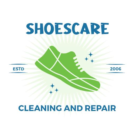 Refreshing Green Sneaker Design for Shoemaker Services Logo Template