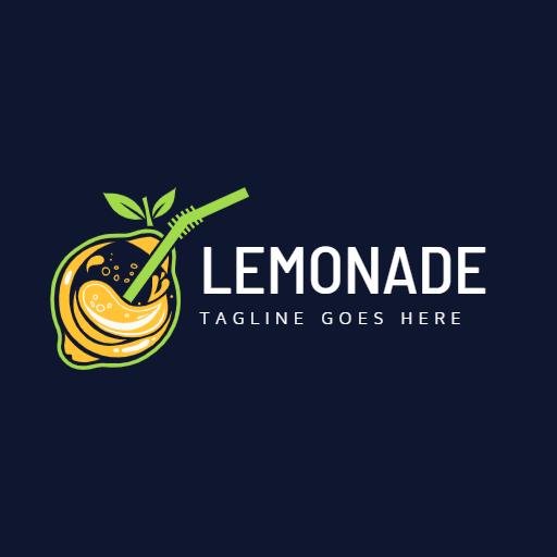 Refreshing Lemonade Drink with a Twist of Freshness Logo Template