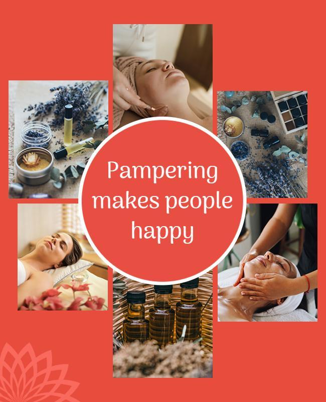 Relaxation Spa Therapy Promotion Flyer Template