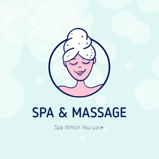 Relaxing Spa Experience Featuring Gentle Colors and Wellness Logo Template