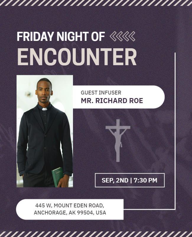 Religious Guest Speaker Event Flyer Template