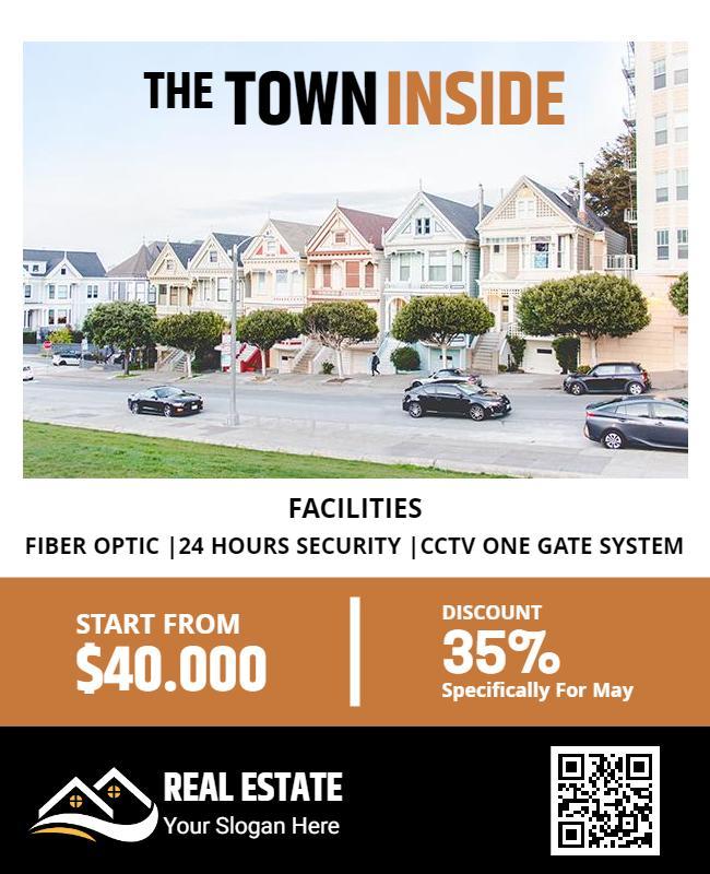 Residential Property Promotion Flyer Template