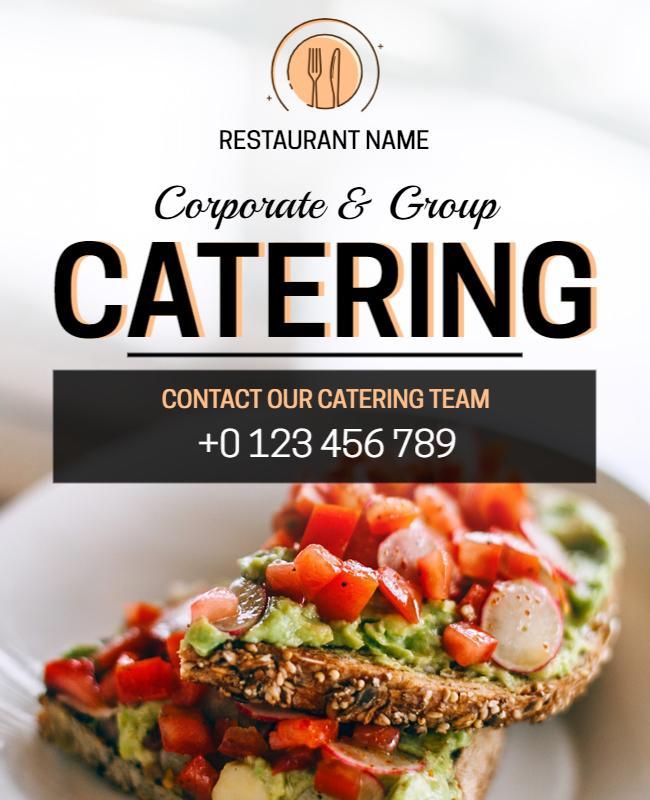 Restaurant Catering Flyer Template