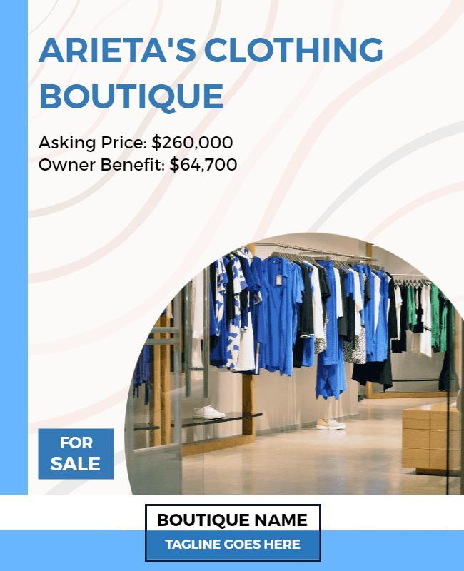 Retail Clothing Store Sale Flyer Template