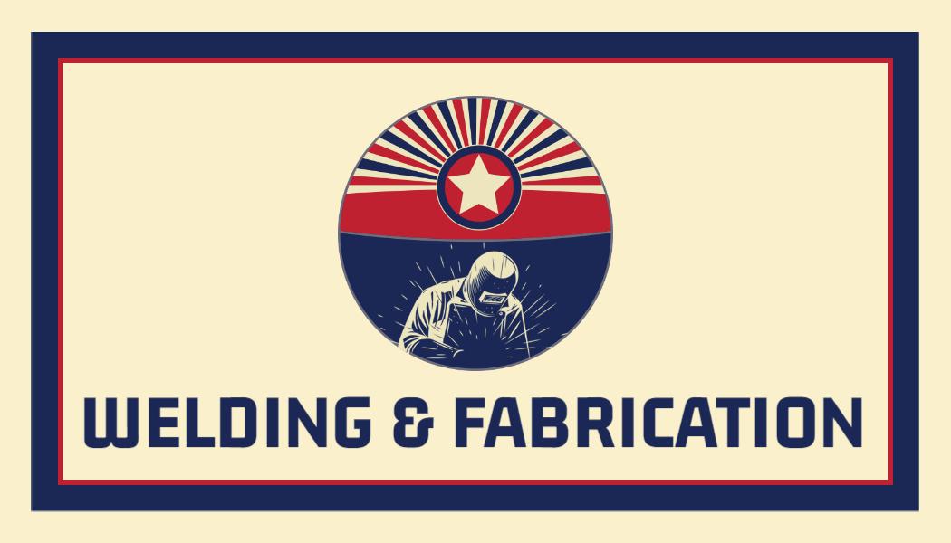 Retro Industrial Welding and Fabrication Business Card Template