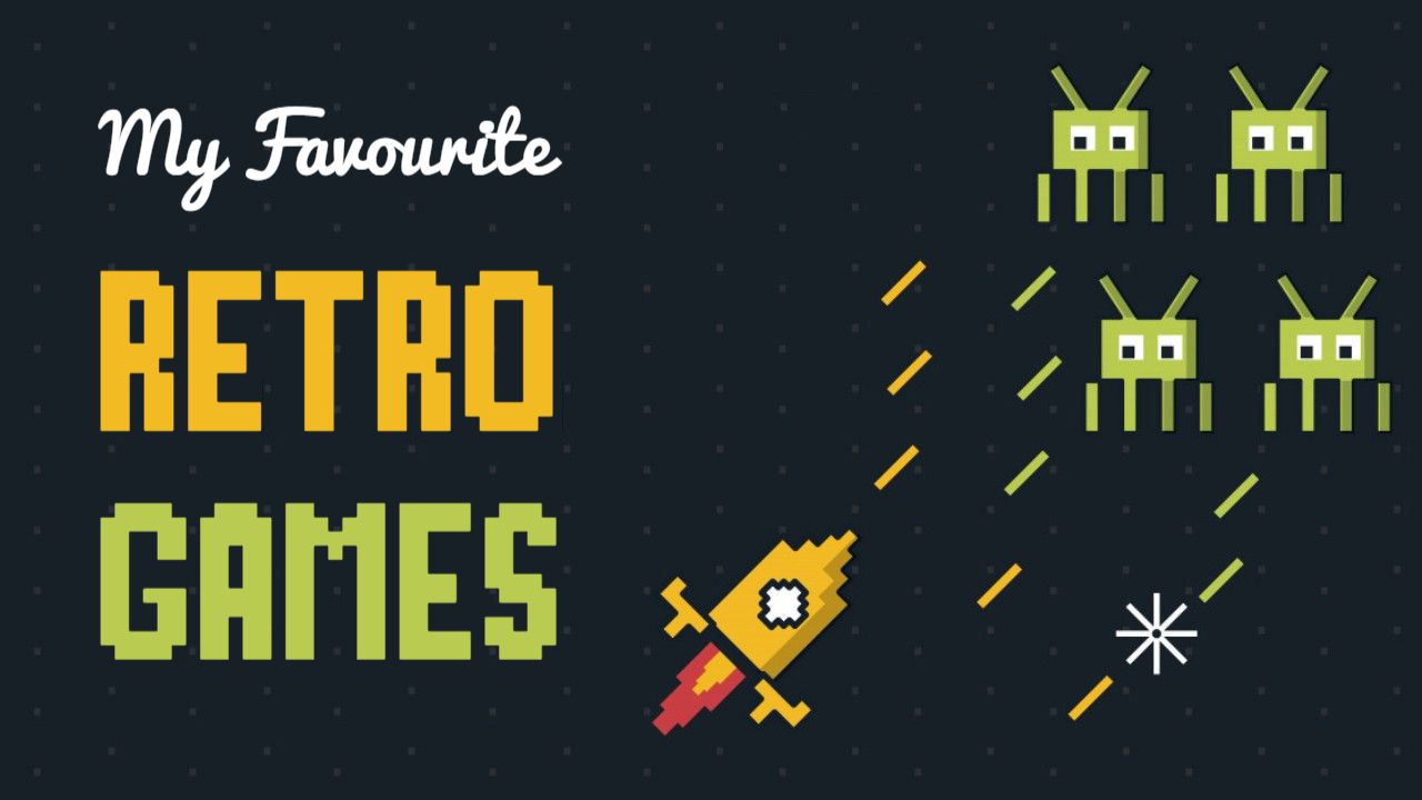 Retro Pixel Art Gaming Favorites YouTube Thumbnail Template