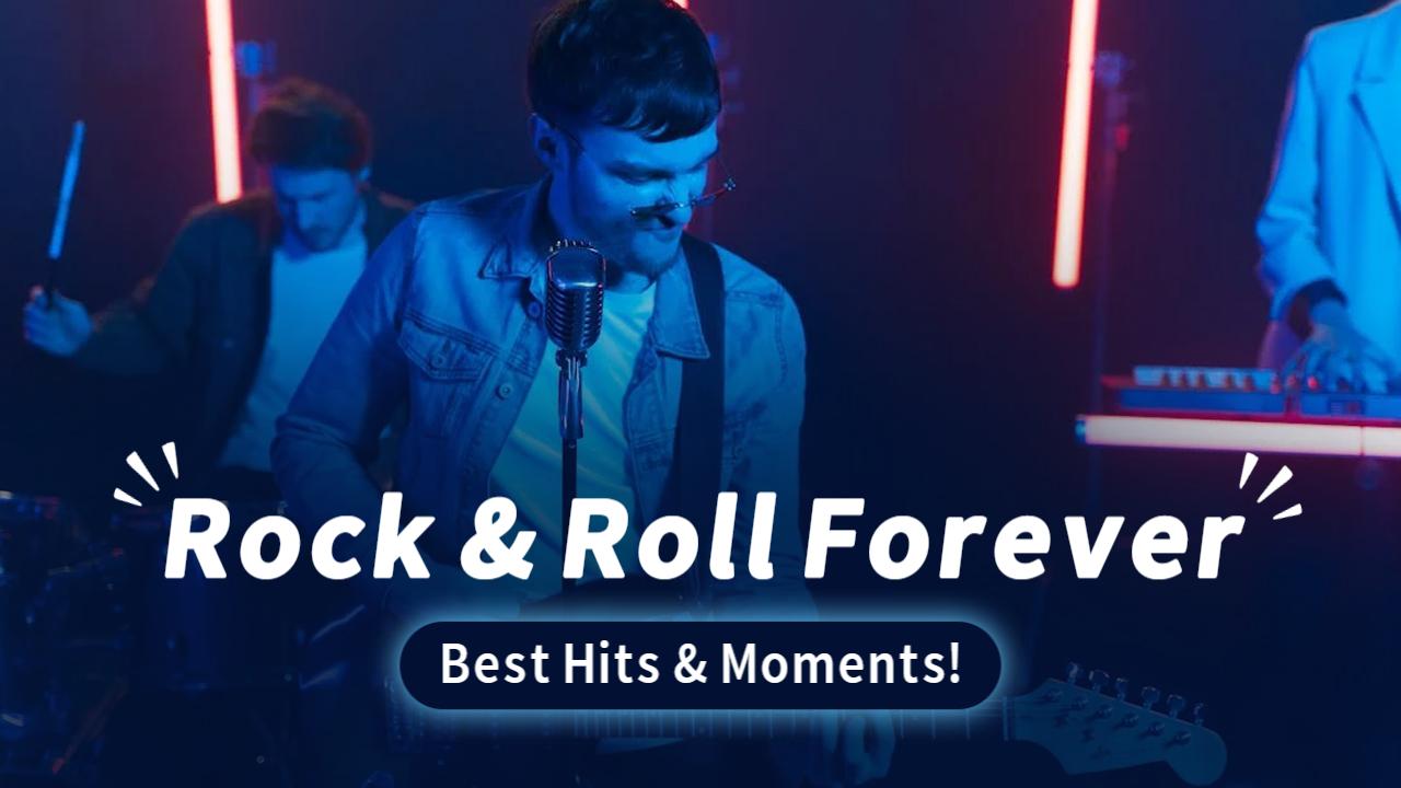 Rock Band Performance Highlights Trending YouTube Thumbnail Template