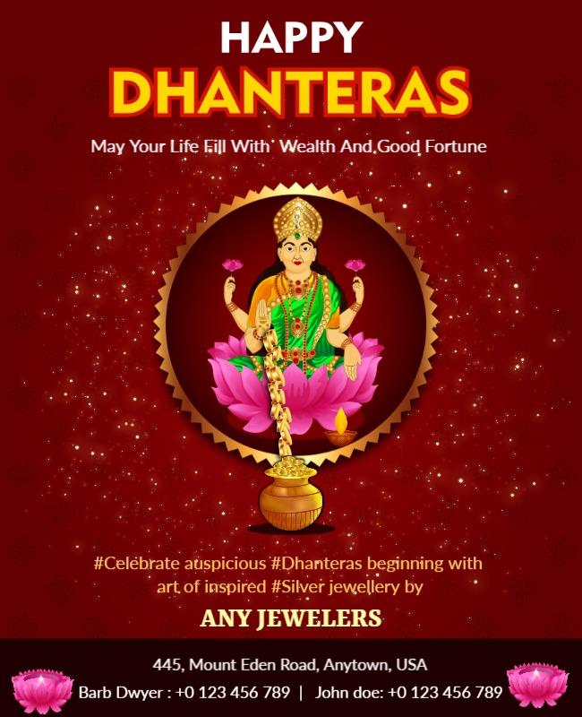 Rosewood and Diesel Happy Dhanteras Template